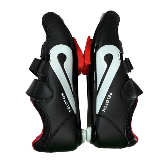 PELOTON PL-SH-B-45 Black Leather Low Top Cycling With Cleat Shoes Size 39 / US 8 - Picture 6 of 10